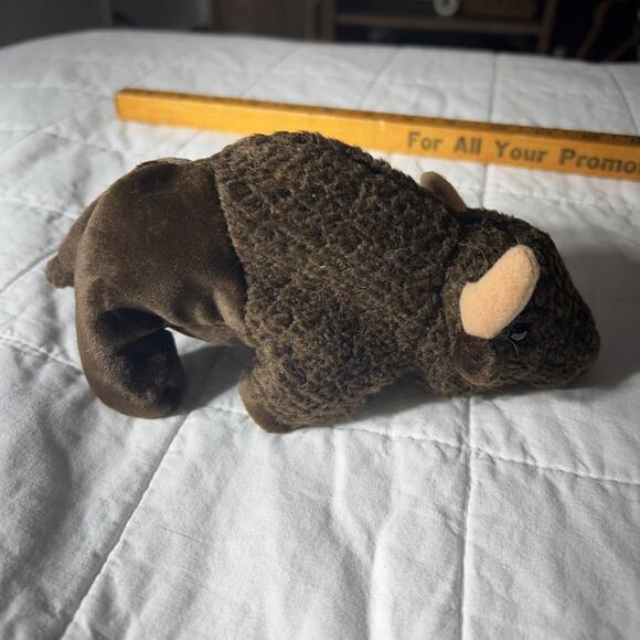 TY Beanie Baby - ROAM the Buffalo (6.5 inch) - Picture 2 of 8